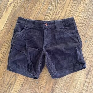 Hiwtr Brown Corduroy Shorts